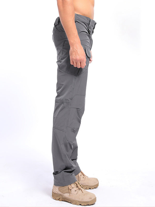 Men's Outdoor Waterproof Sports Pants Stretch Quick Dry Cargo Pants