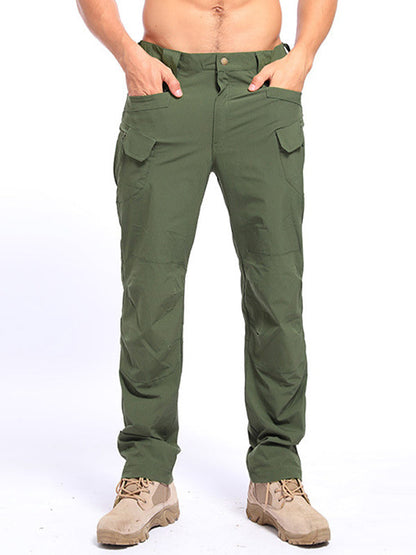 Men's Outdoor Waterproof Sports Pants Stretch Quick Dry Cargo Pants