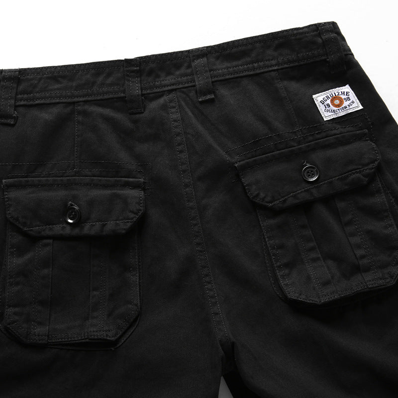 Men's Loose Cargo Shorts with 6 Pockets