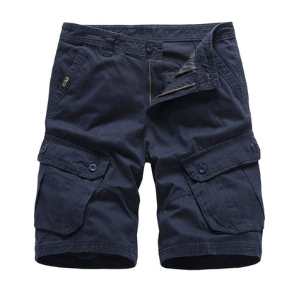 Men's Loose Cargo Shorts with 6 Pockets