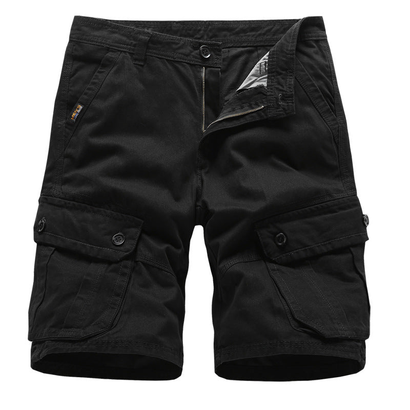 Men's Loose Cargo Shorts with 6 Pockets