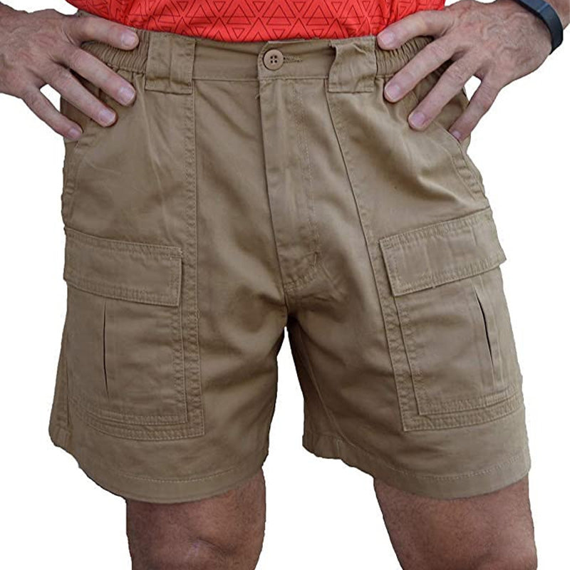 Men’s Multi Pockets Comfy Stretchy Cargo Shorts