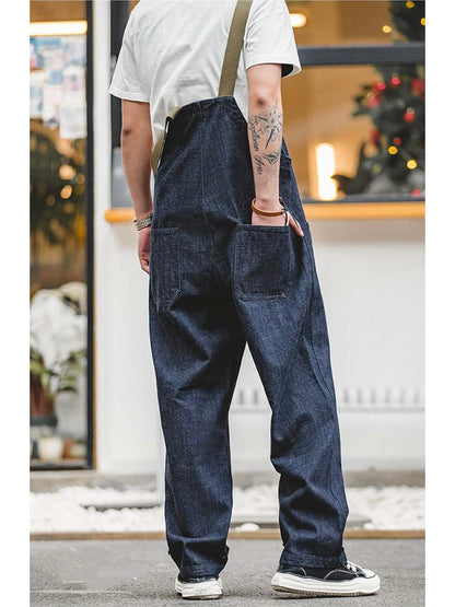 American Vintage Navy Deck Overalls