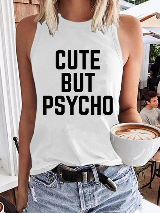 Cute But Psycho Tank Top