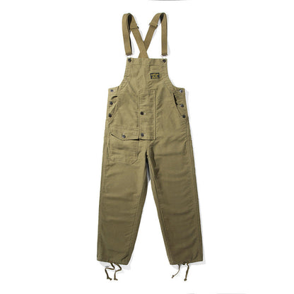 Unisex Moleskin Overalls with Cinch Cord