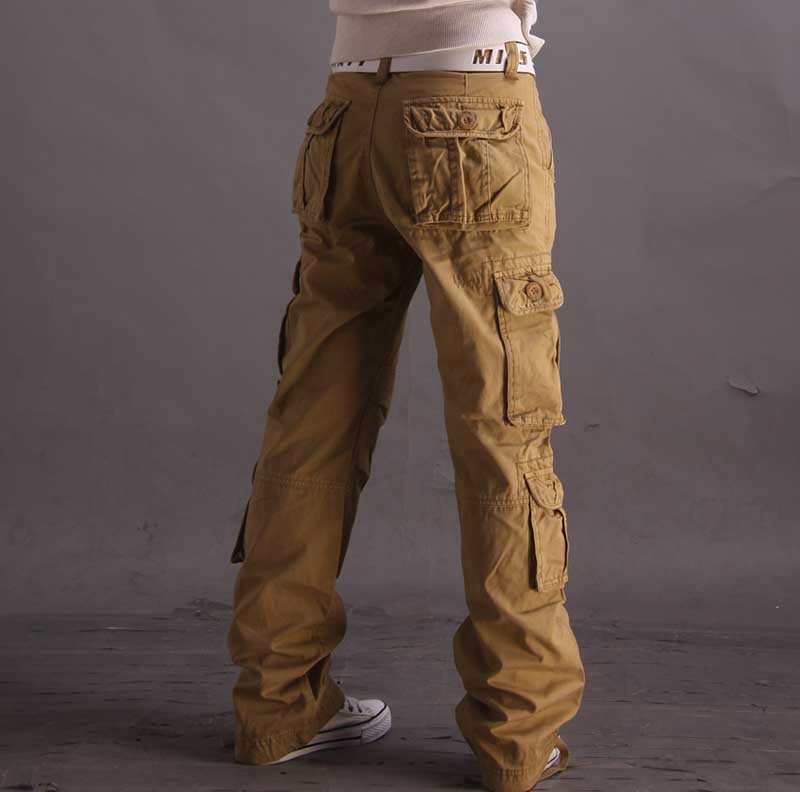 Military Baggy Trousers 8 Pockets Cargo Pants