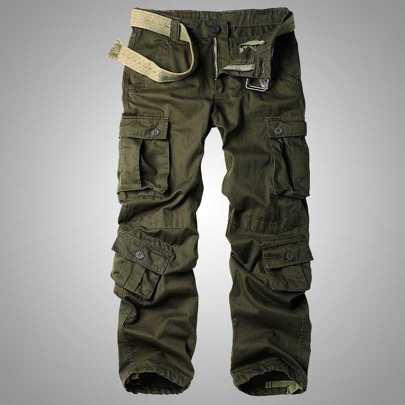 Military Baggy Trousers 8 Pockets Cargo Pants