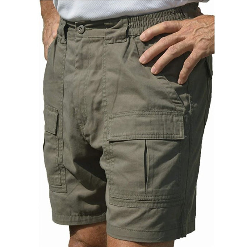 Men’s Multi Pockets Comfy Stretchy Cargo Shorts